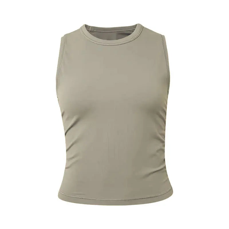 Women's Tops & Tees Sexy Sleeveless Basic Tanks Size 4 6 8 10 Black khaki