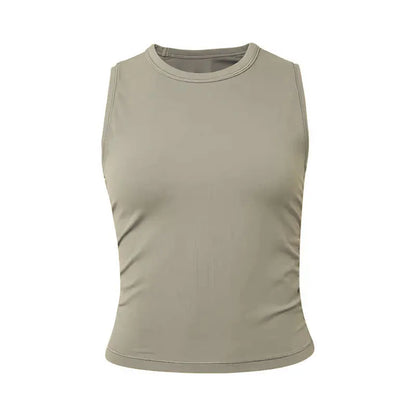 Women's Tops & Tees Sexy Sleeveless Basic Tanks Size 4 6 8 10 Black khaki