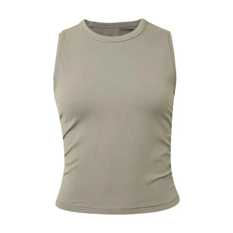 Women's Tops & Tees Sexy Sleeveless Basic Tanks Size 4 6 8 10 Black khaki