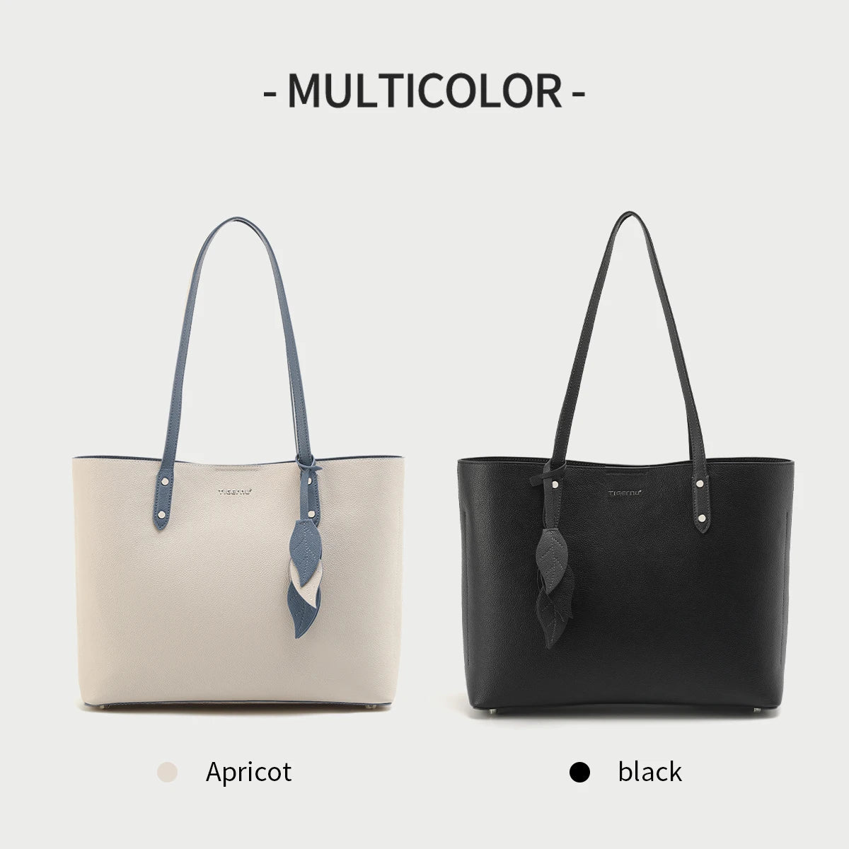 Women's Tote Bag With Zipper Genuine Leather Ladies Handbags Shoulder Bags For Women Tote Leisure Dating Female Bolsas Feminina