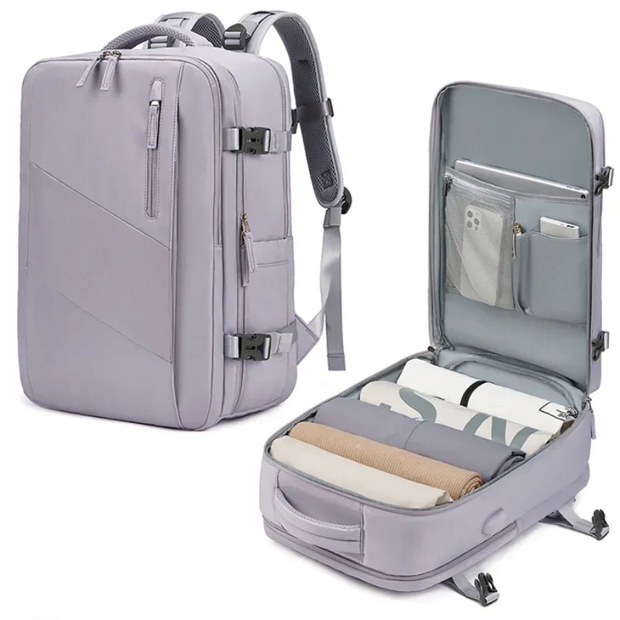 Women's Travel Backpack 16 Inch Laptop Backpacks Large USB Charging Multifunctional Business Lightweight Backpack With Shoe Bag