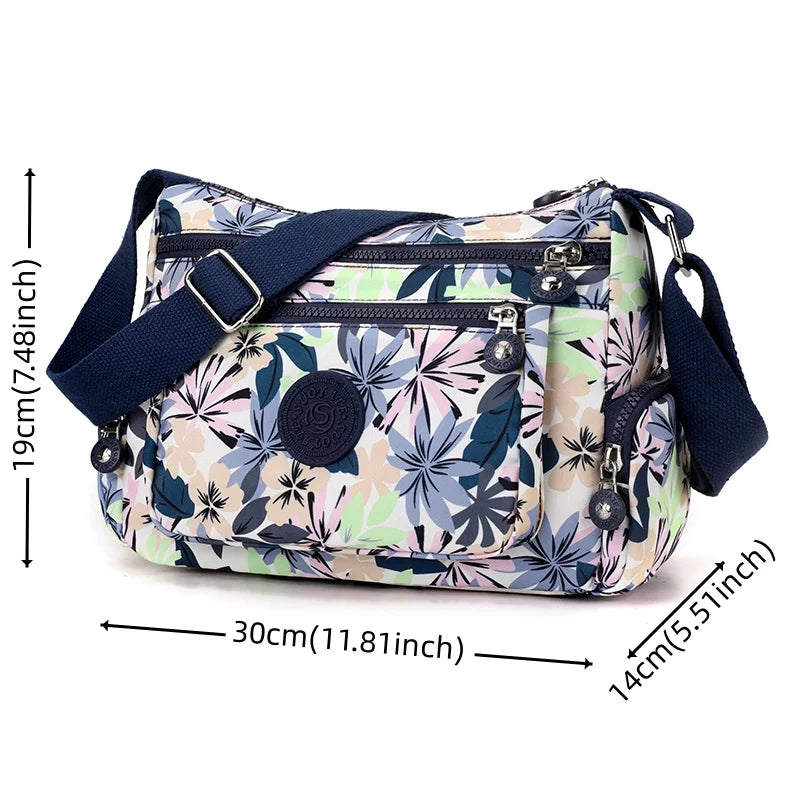 Women's Trend Crossbody Bags Female Leisure Fashion Shoulder Bags Designer Waterproof Nylon  Large-capacity Ladies Travel Bags