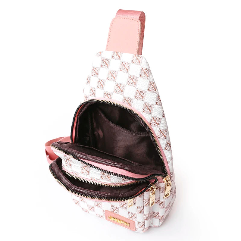 Women's Trend Fashion Soft PU Leather Chest Pack High-quality Female Leisure Crossbody Bags Ladies Luxury Designer Shoulder Bags