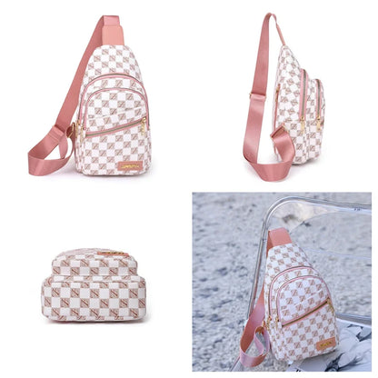 Women's Trend Fashion Soft PU Leather Chest Pack High-quality Female Leisure Crossbody Bags Ladies Luxury Designer Shoulder Bags