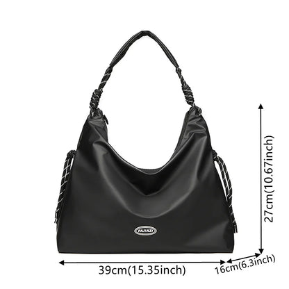Women's Trend Nylon Shoulder Bags Light Portable Large-capacity Versatile Female Handbags Ladies Leisure Fashion Shoulder Bag