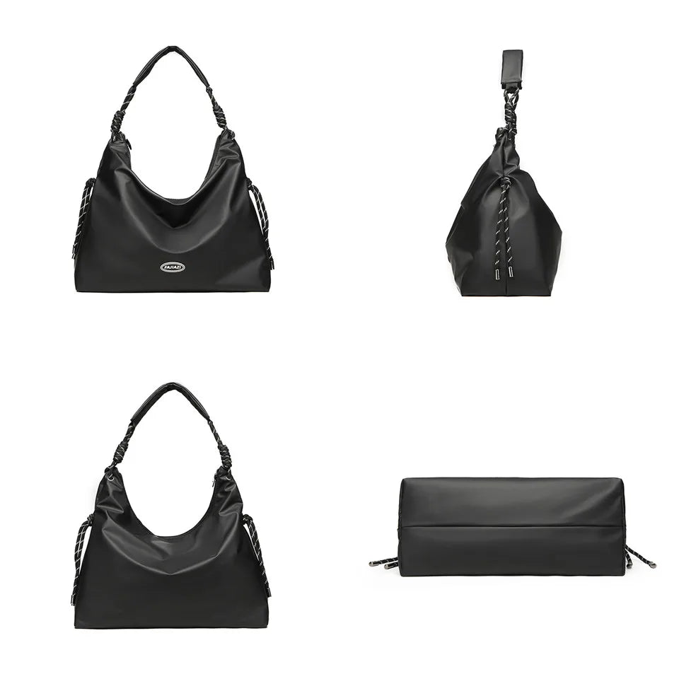 Women's Trend Nylon Shoulder Bags Light Portable Large-capacity Versatile Female Handbags Ladies Leisure Fashion Shoulder Bag