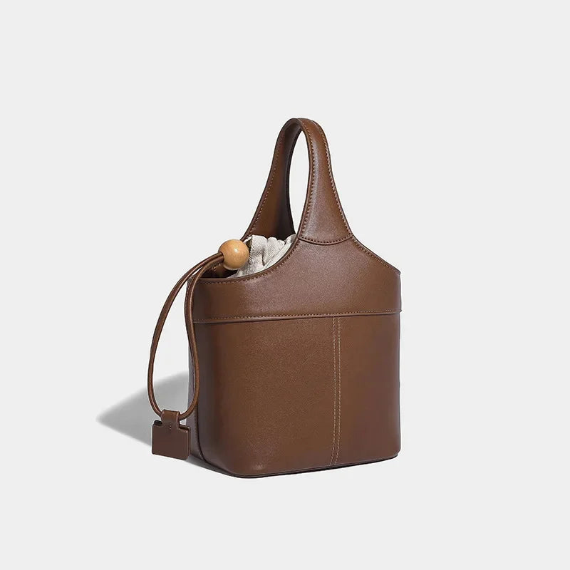 Women's Vegetable Handbag 2024 Large Capacity Bucket Commuting Fashion Shoulder Crossbody Flower Basket Bag