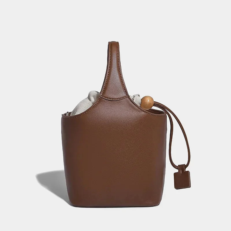 Women's Vegetable Handbag 2024 Large Capacity Bucket Commuting Fashion Shoulder Crossbody Flower Basket Bag