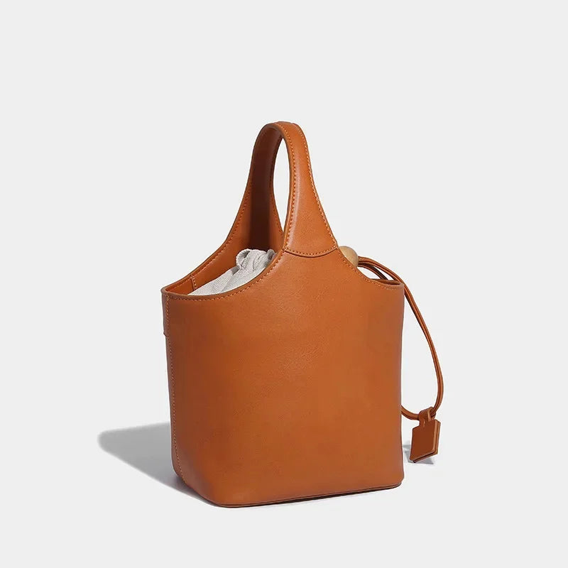 Women's Vegetable Handbag 2024 Large Capacity Bucket Commuting Fashion Shoulder Crossbody Flower Basket Bag