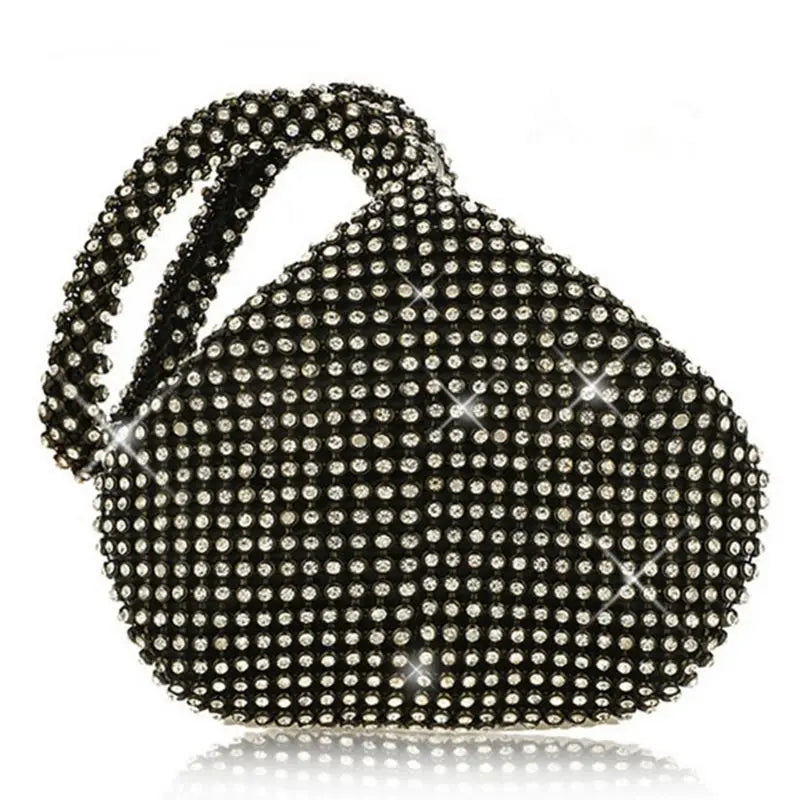 Women's for Triangle Glitter Handbag Purse Clutch Evening Luxury Bags Party Prom