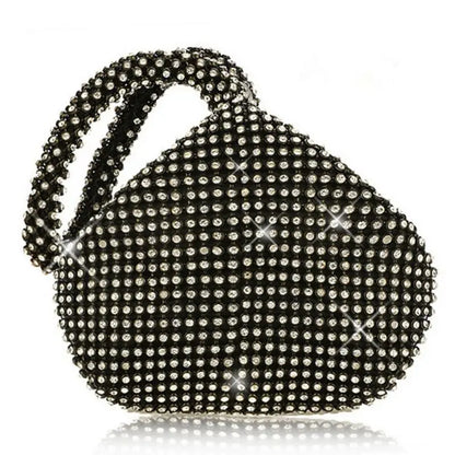 Women's for Triangle Glitter Handbag Purse Clutch Evening Luxury Bags Party Prom