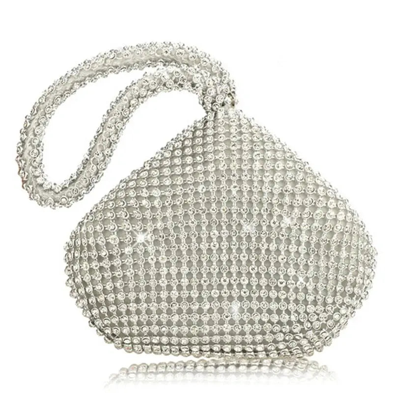Women's for Triangle Glitter Handbag Purse Clutch Evening Luxury Bags Party Prom