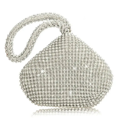 Women's for Triangle Glitter Handbag Purse Clutch Evening Luxury Bags Party Prom