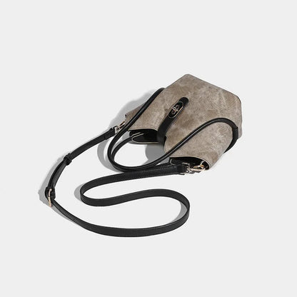 Women's hand 2024 new small tote high quality women's commuter shoulder retro high-end portable crossbody bag