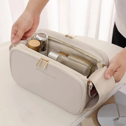 Women's portable makeup large-capacity travel new washing ladies cosmetic brush desktop storage bag