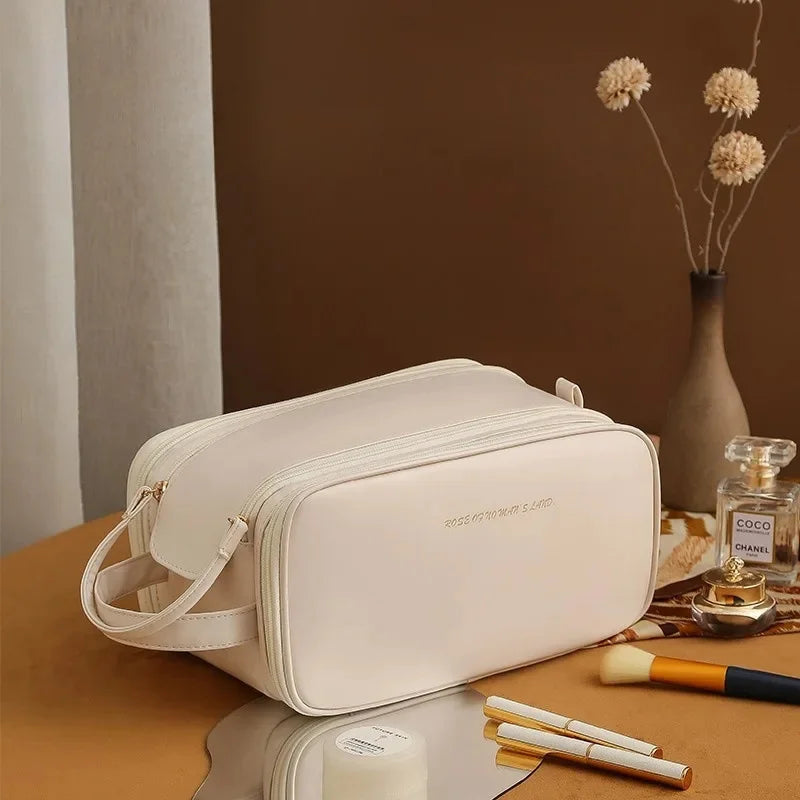 Women's portable makeup large-capacity travel new washing ladies cosmetic brush desktop storage bag