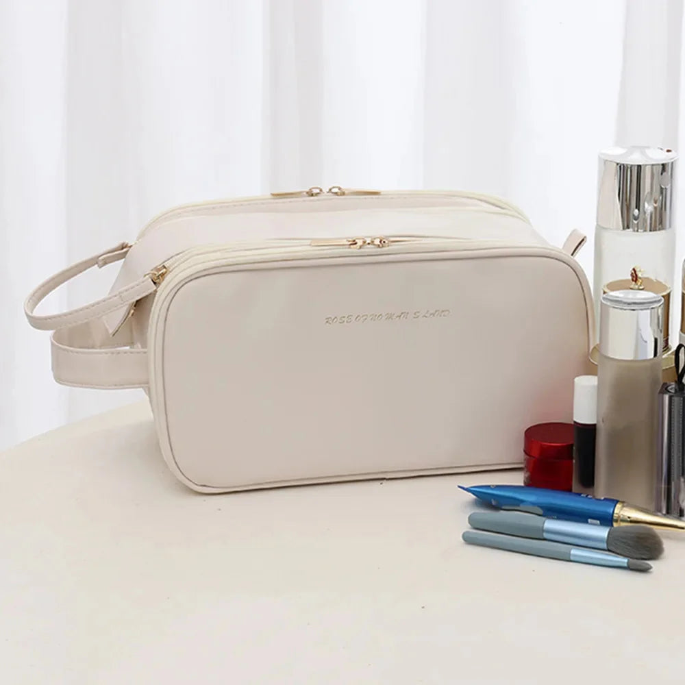 Women's portable makeup large-capacity travel new washing ladies cosmetic brush desktop storage bag