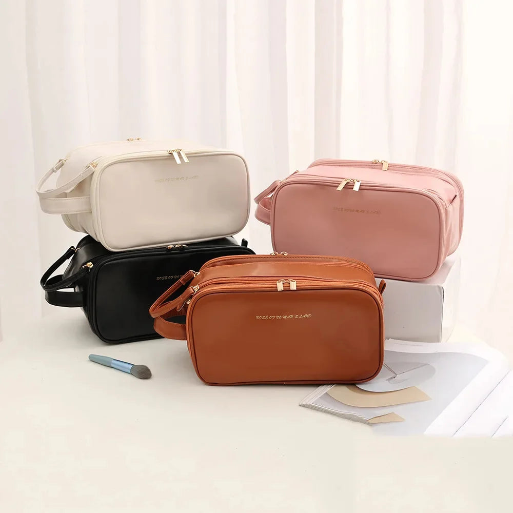 Women's portable makeup large-capacity travel new washing ladies cosmetic brush desktop storage bag
