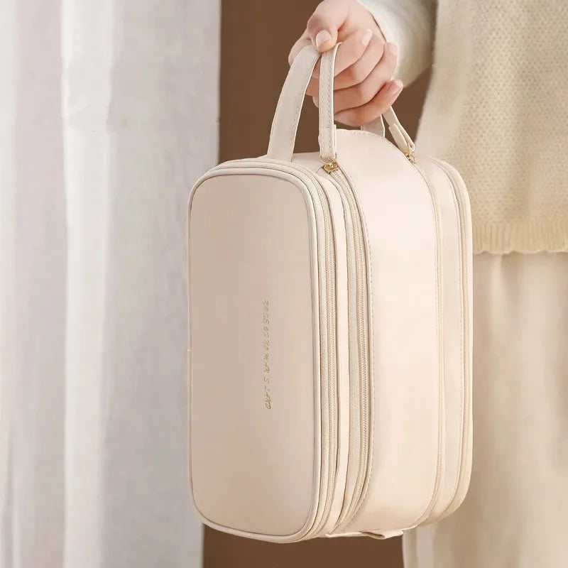 Women's portable makeup large-capacity travel new washing ladies cosmetic brush desktop storage bag