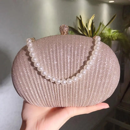 Women shell Clutch Purse Evening Bag Clutches Luxury Small shoulder bags Minaudiere Bag Wedding Handbag Mini Box crossbody bags