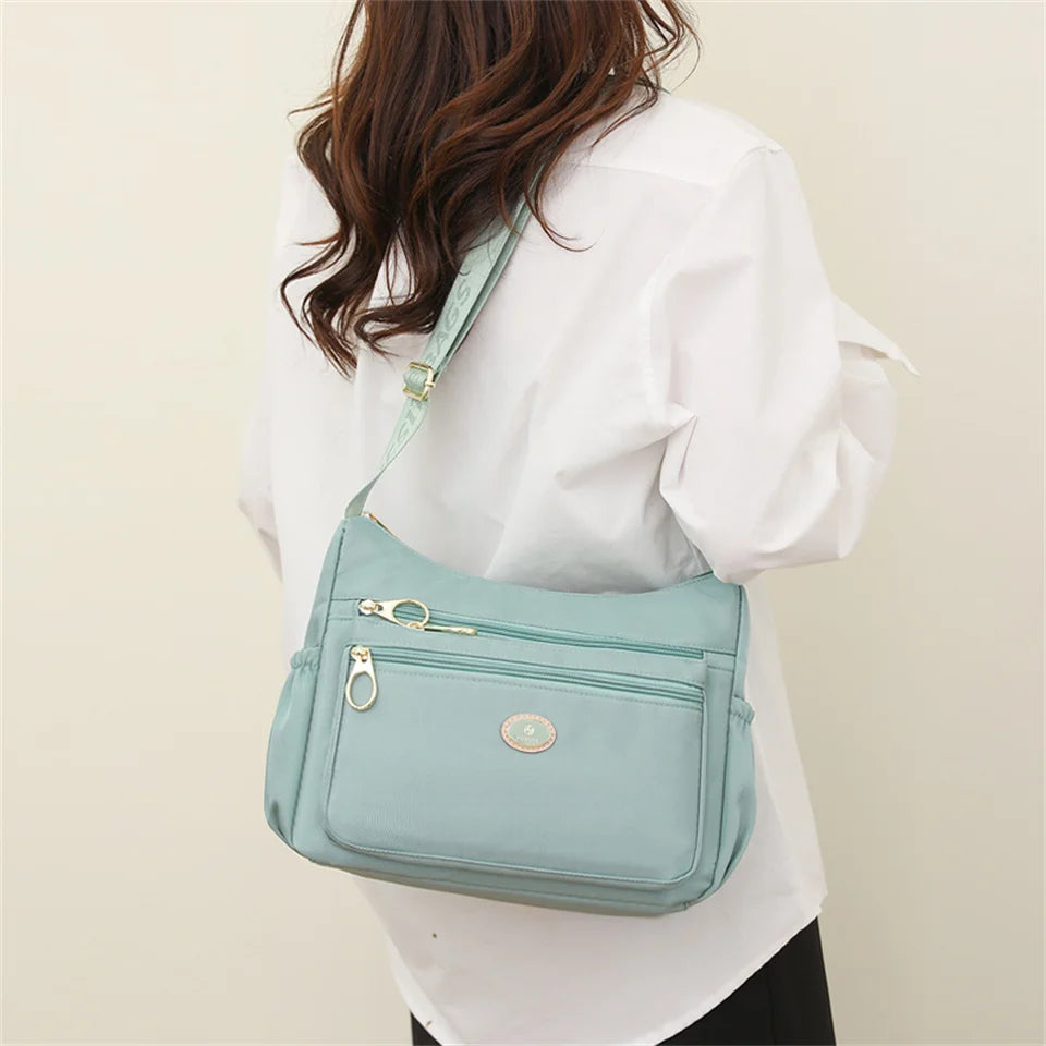 Women shoulder Bag Durable Fabric Nylon School Bag New Fashion Pretty Style Girls Crossbody Bag Female Travel Tote Handbag