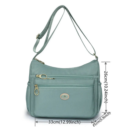 Women shoulder Bag Durable Fabric Nylon School Bag New Fashion Pretty Style Girls Crossbody Bag Female Travel Tote Handbag