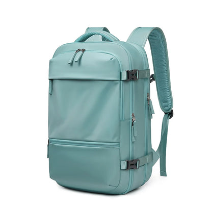 Women travel Backpack Teenage girl  Expanded 39L Business Laptop Backpack With Dry wet bag 16inch waterproof school Backpack
