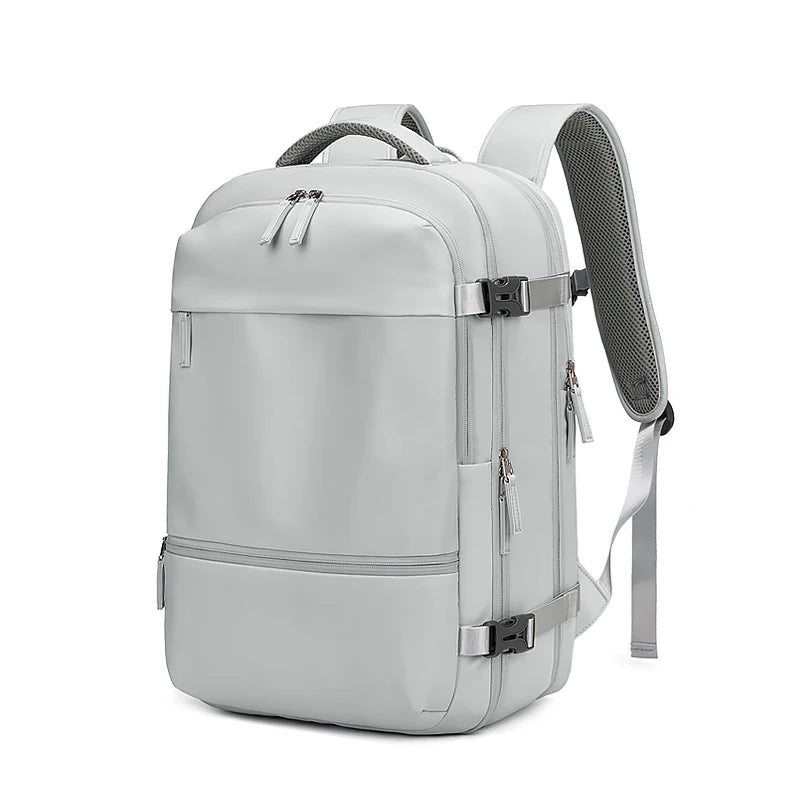 Women travel Backpack Teenage girl  Expanded 39L Business Laptop Backpack With Dry wet bag 16inch waterproof school Backpack