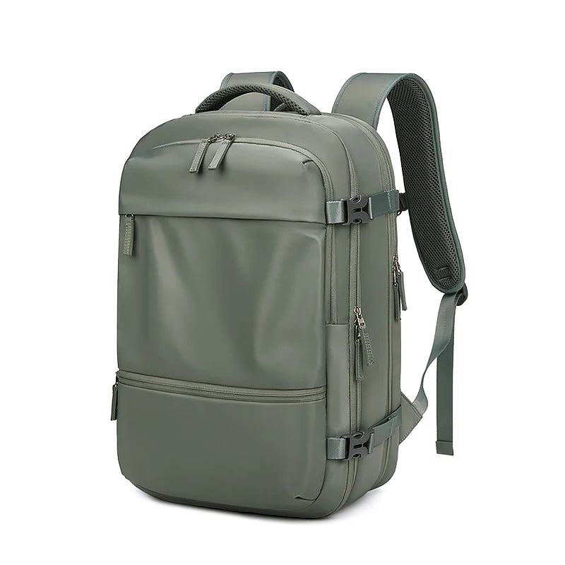 Women travel Backpack Teenage girl  Expanded 39L Business Laptop Backpack With Dry wet bag 16inch waterproof school Backpack