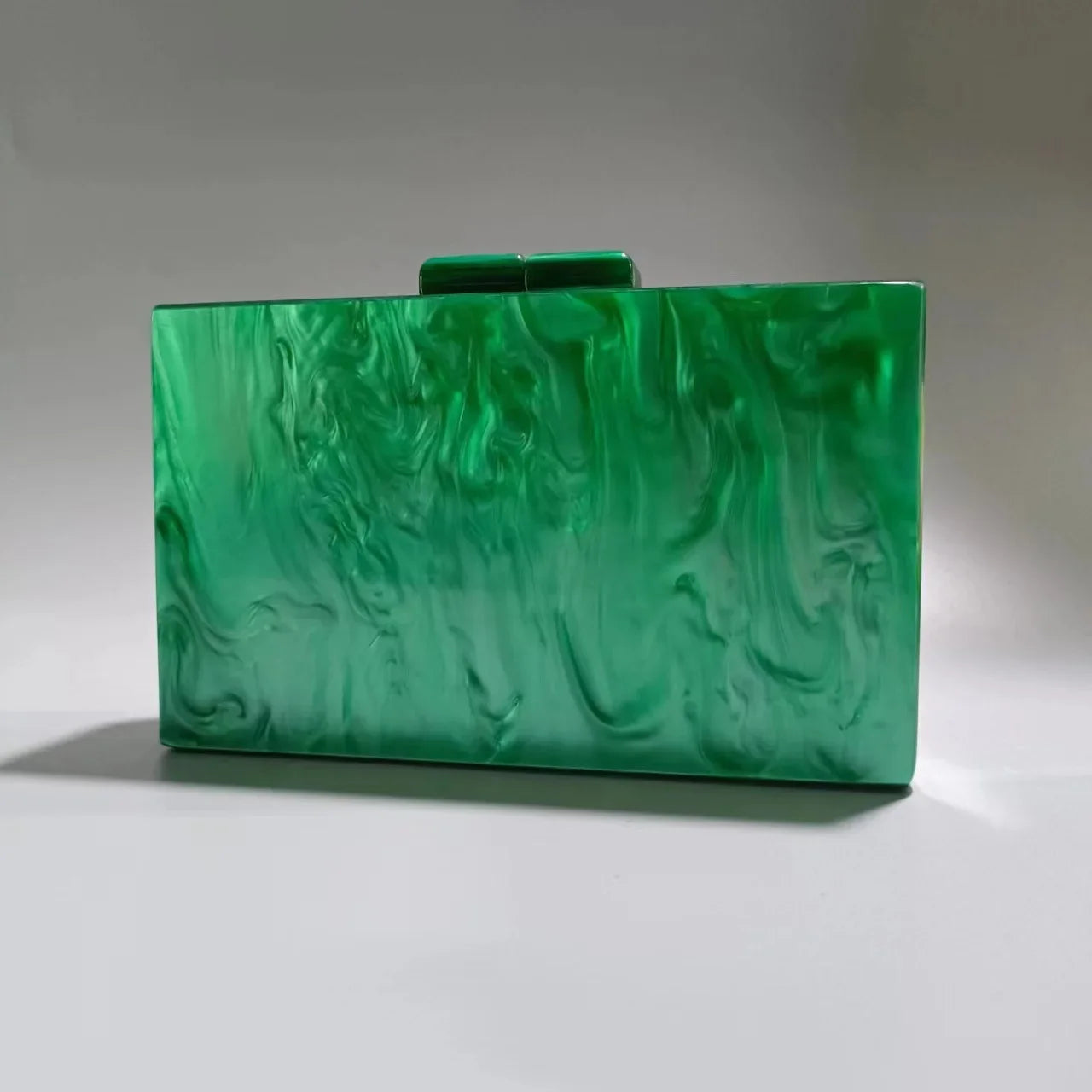 Womens Dinner Bag Pearlescent Acrylic One-shoulder Cross-body Wedding Banquet Clutch Bags High Quality Versatile Simple Style