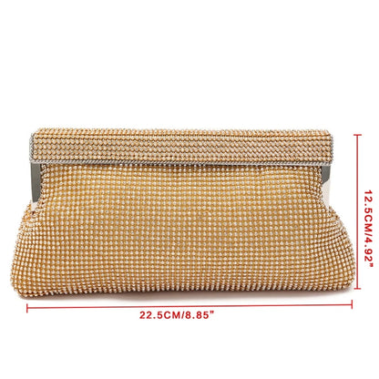 Womens Dinner Evening Handbag for Rhinestone Banquet Clutch Purse Crystal Bag Wedding Party Prom Crossbody Bag