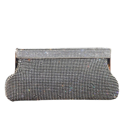 Womens Dinner Evening Handbag for Rhinestone Banquet Clutch Purse Crystal Bag Wedding Party Prom Crossbody Bag
