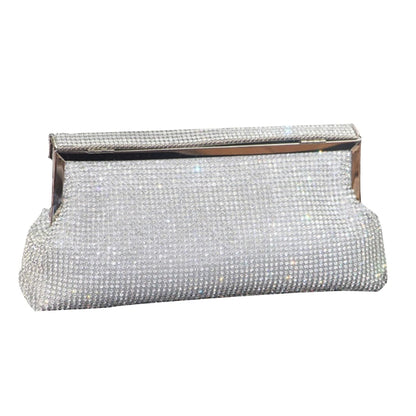 Womens Dinner Evening Handbag for Rhinestone Banquet Clutch Purse Crystal Bag Wedding Party Prom Crossbody Bag