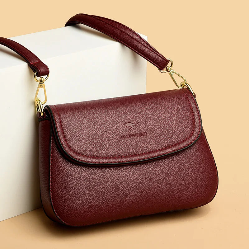 Womens Leather Shoulder Bag for Women famous Designer Crossbody Bag High quality Luxury Soft Sheepskin Bag Sac a main Tote Bag