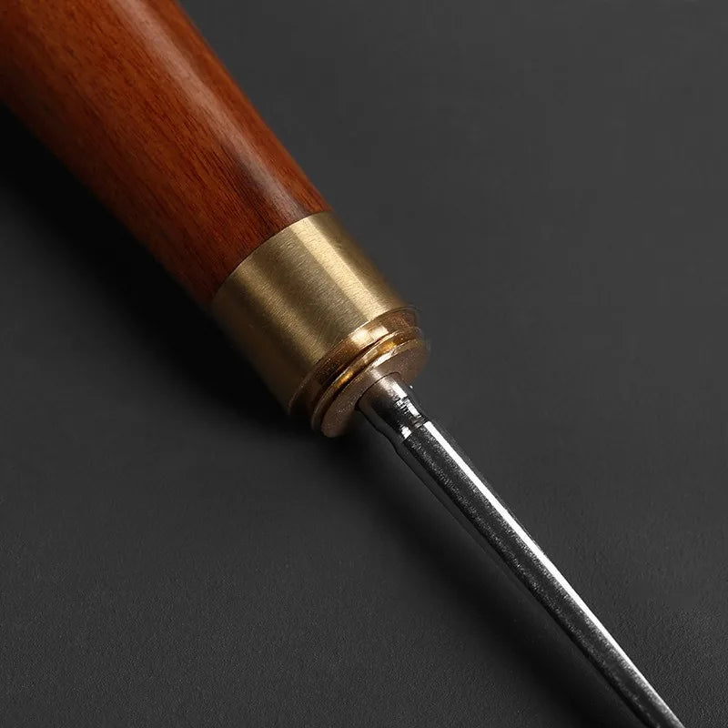 Wooden Handmade Tea Brush Teapot Pen Natural Wood Tea Accessories Cleaning Brush Dual Use Handle Tea Needle Tea Knife