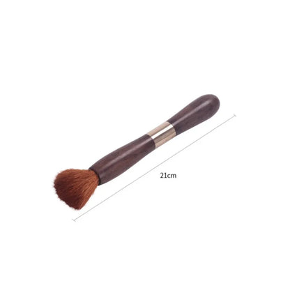 Wooden Handmade Tea Brush Teapot Pen Natural Wood Tea Accessories Cleaning Brush Dual Use Handle Tea Needle Tea Knife