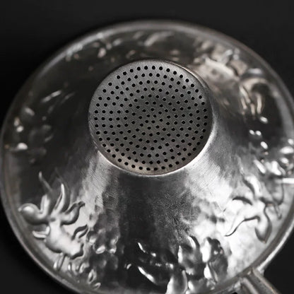 Wooden Pure Tin Tea Leak Tea Strainer Creative Filter Stainless Steel Set Accessories Office Maker Infuser Infusers Teaware Bar