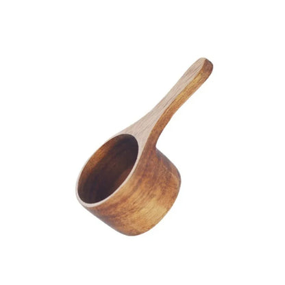 Wooden Spoon for Measuring Milk Powder Coffee Beans, Small Wooden Spoon, Kitchen Utensils, Short Handled, High Quality
