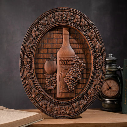 Wooden Wine Wall Decor Beautiful Wine Cellar Wall Sign Wine Wall Art Retro Home Decor Bar Decor Mural Wine Lover Gift