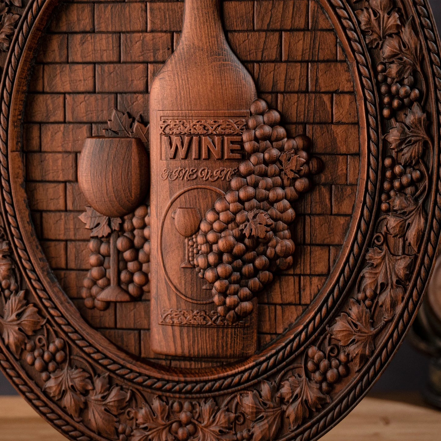 Wooden Wine Wall Decor Beautiful Wine Cellar Wall Sign Wine Wall Art Retro Home Decor Bar Decor Mural Wine Lover Gift