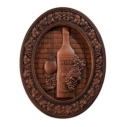 Wooden Wine Wall Decor Beautiful Wine Cellar Wall Sign Wine Wall Art Retro Home Decor Bar Decor Mural Wine Lover Gift