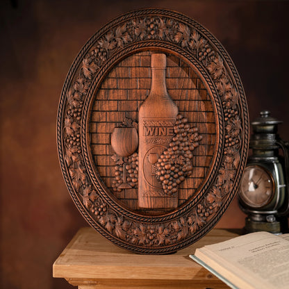 Wooden Wine Wall Decor Beautiful Wine Cellar Wall Sign Wine Wall Art Retro Home Decor Bar Decor Mural Wine Lover Gift