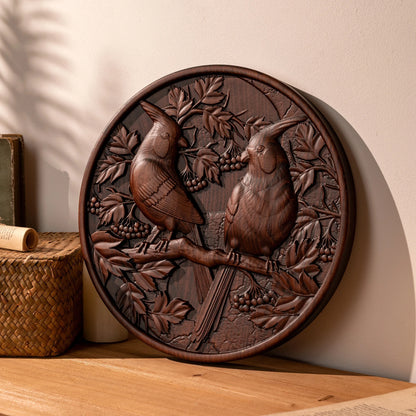 Wooden cardinal ornaments souvenir cardinals birds country farmhouse home wall art decoration home living room ornaments