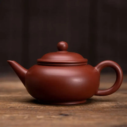 Wooden fish yixing dahongpao recommended pot level pot pan kung fu tea set little teapot household pure manual ores