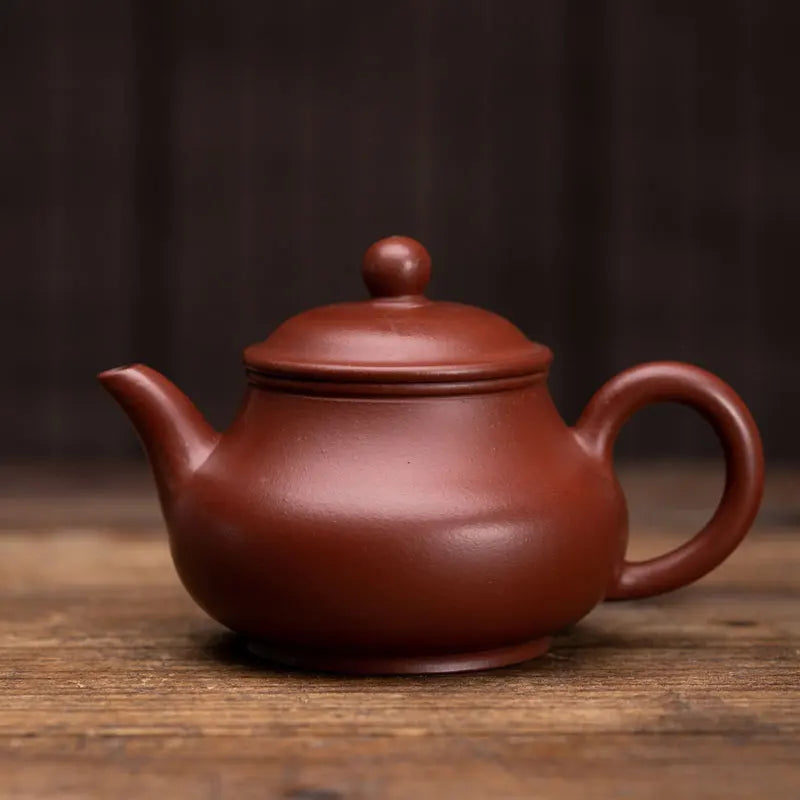 Wooden fish yixing dahongpao recommended pot level pot pan kung fu tea set little teapot household pure manual ores