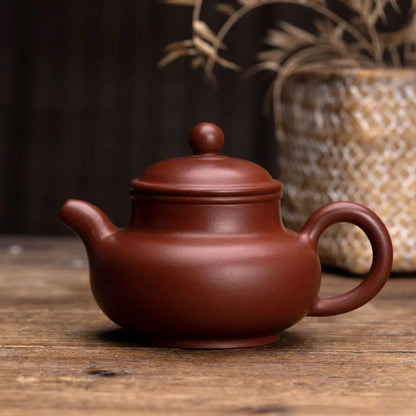 Wooden fish yixing dahongpao recommended pot level pot pan kung fu tea set little teapot household pure manual ores
