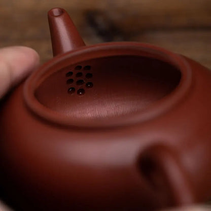 Wooden fish yixing dahongpao recommended pot level pot pan kung fu tea set little teapot household pure manual ores