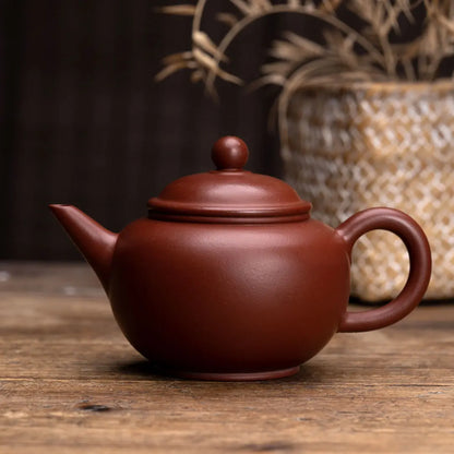 Wooden fish yixing dahongpao recommended pot level pot pan kung fu tea set little teapot household pure manual ores