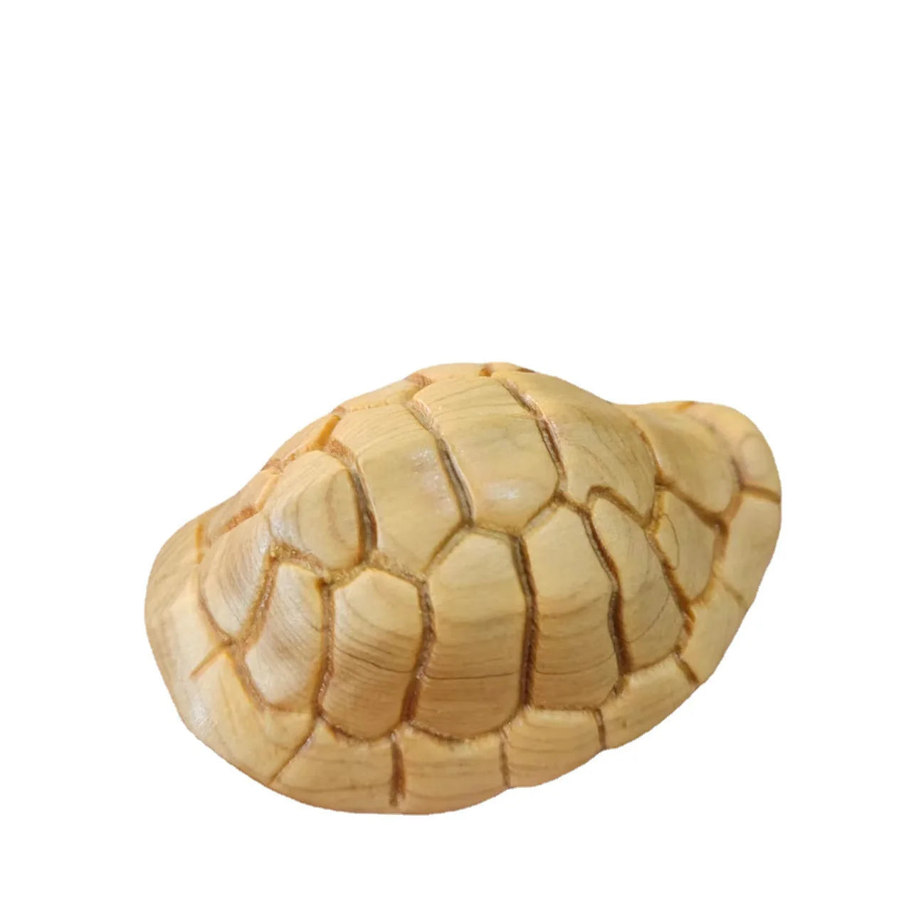 Wooden turtle shell Mascot decorative pendant，Solid wood hand carving Longevity mascot small wood decorations