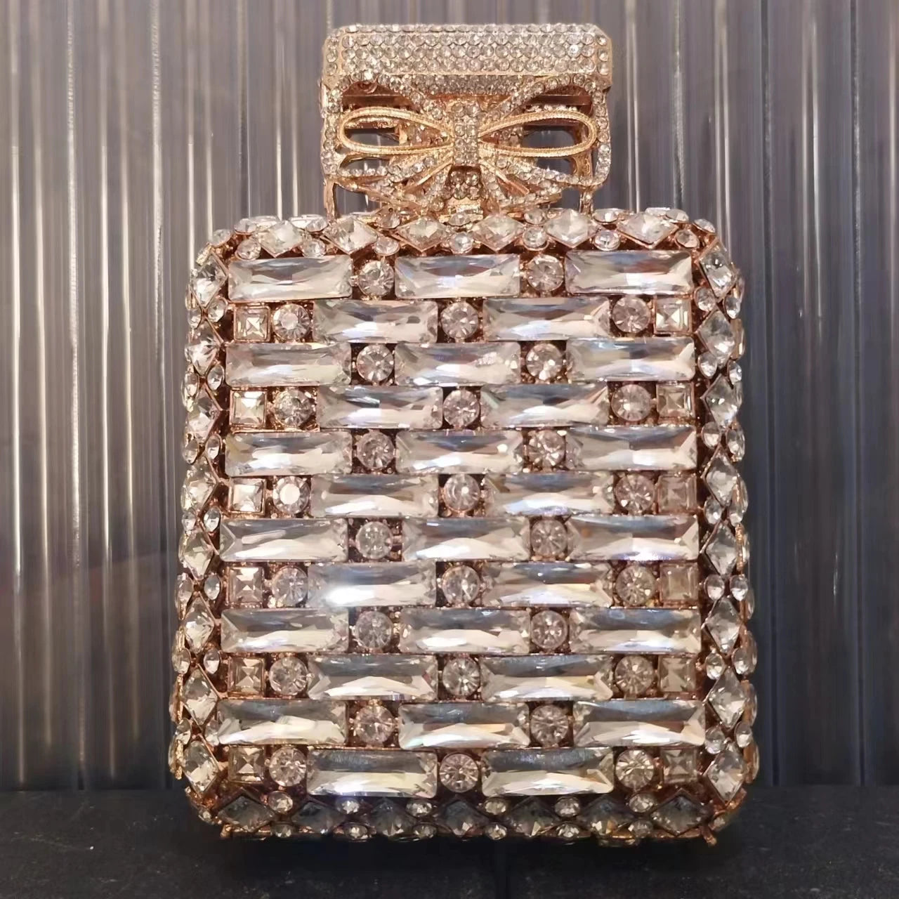 XIYUAN Newest Female Bling Crystal Handbags Women Wedding Dinner Party Luxury Clutch Purse Best Gift For Girl Elegant Bags